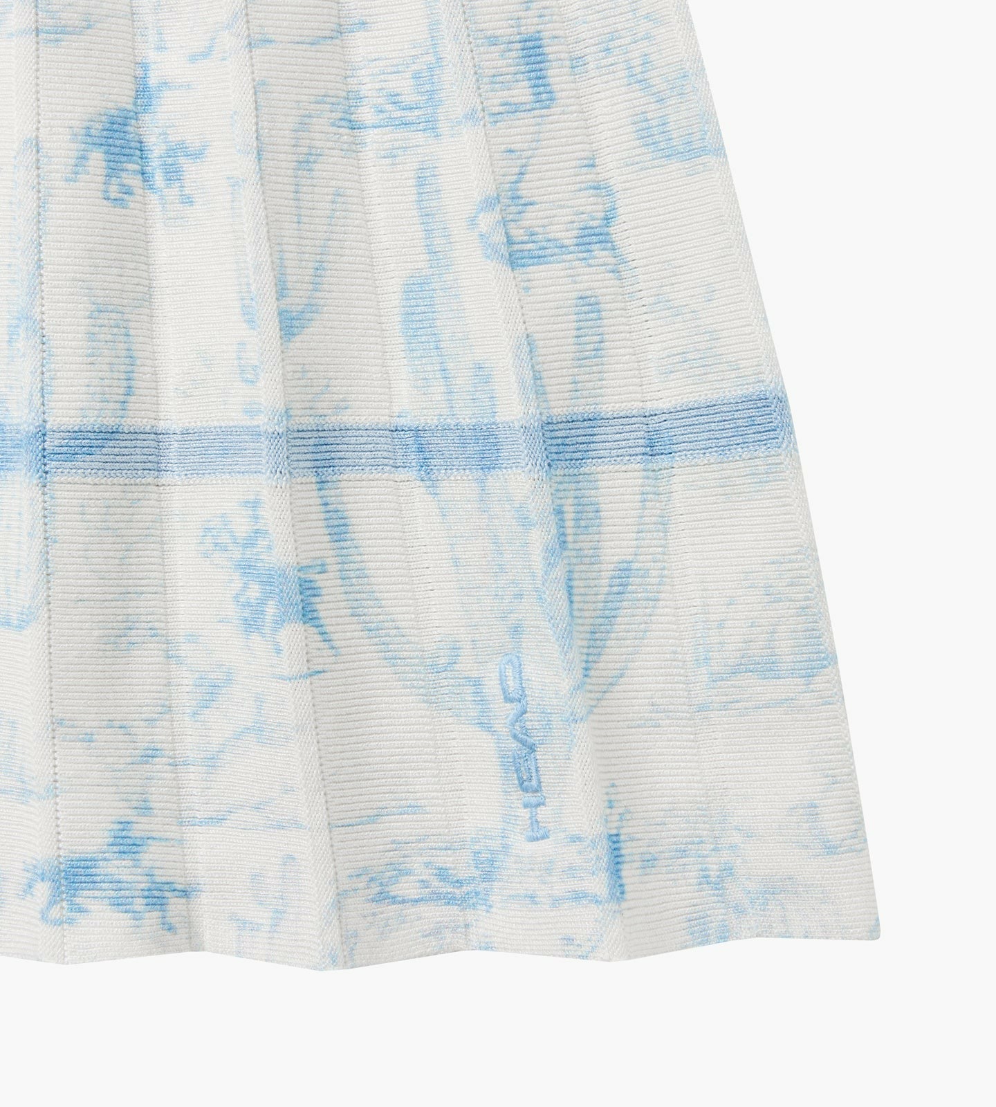 Head Golf Knit Pleat Dress - Blue-cactus
