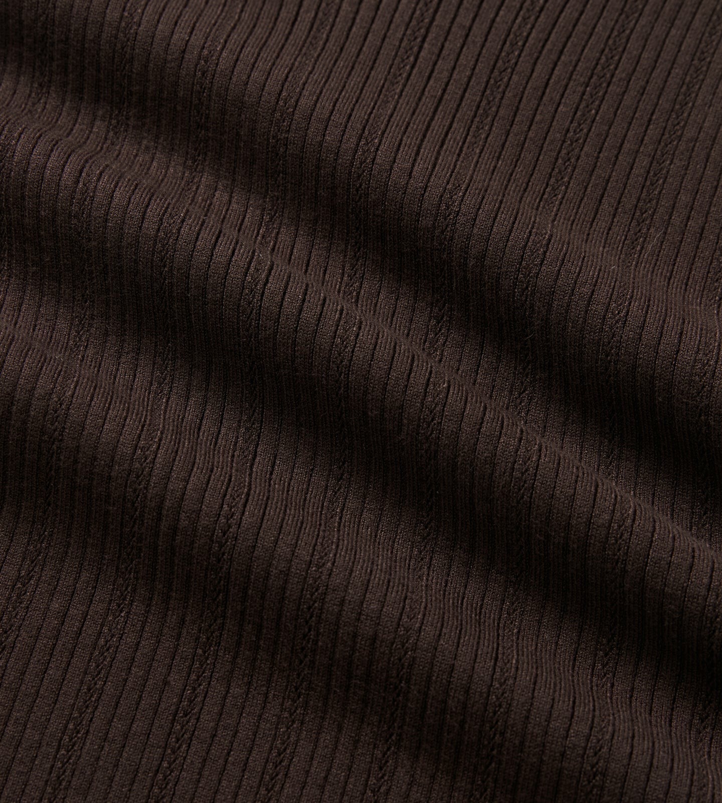 Head Golf V Neck Pointelle Knit Polo - Brown