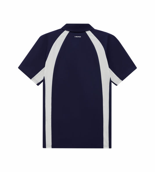 Head Golf Color Block Raglan Polo - Navy