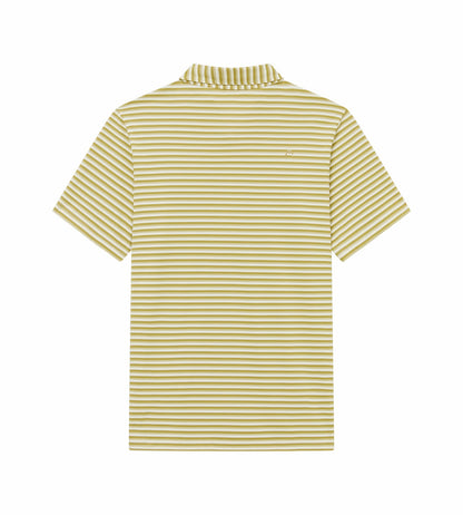 Head Golf Engineer Stripe Polo - KHAKI/CREAM