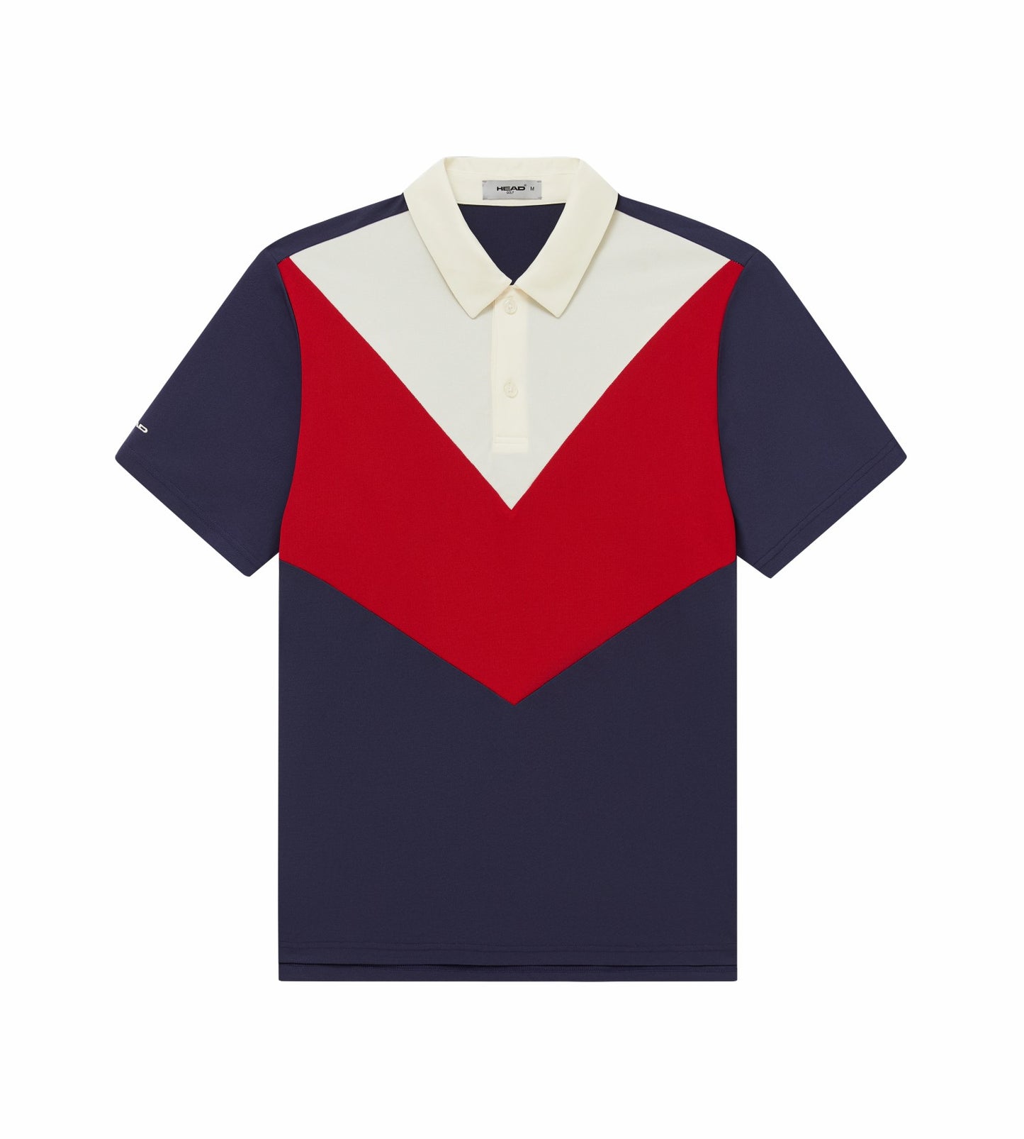 Head Golf Color Block Polo - Deep Navy