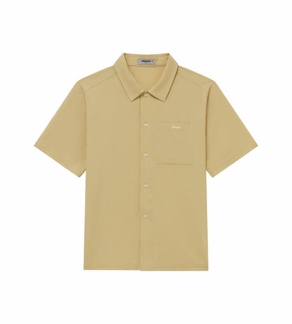 Head Golf Short Sleeve Shirt - CREAM/KHAKI