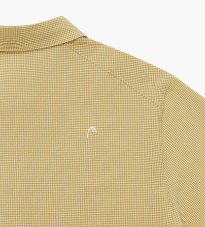 Head Golf Short Sleeve Shirt - CREAM/KHAKI