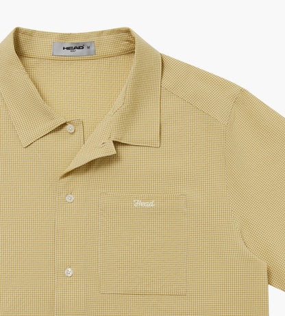 Head Golf Short Sleeve Shirt - CREAM/KHAKI
