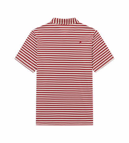 Head Golf Engineer Stripe Polo - SAVVY RED/CREAM