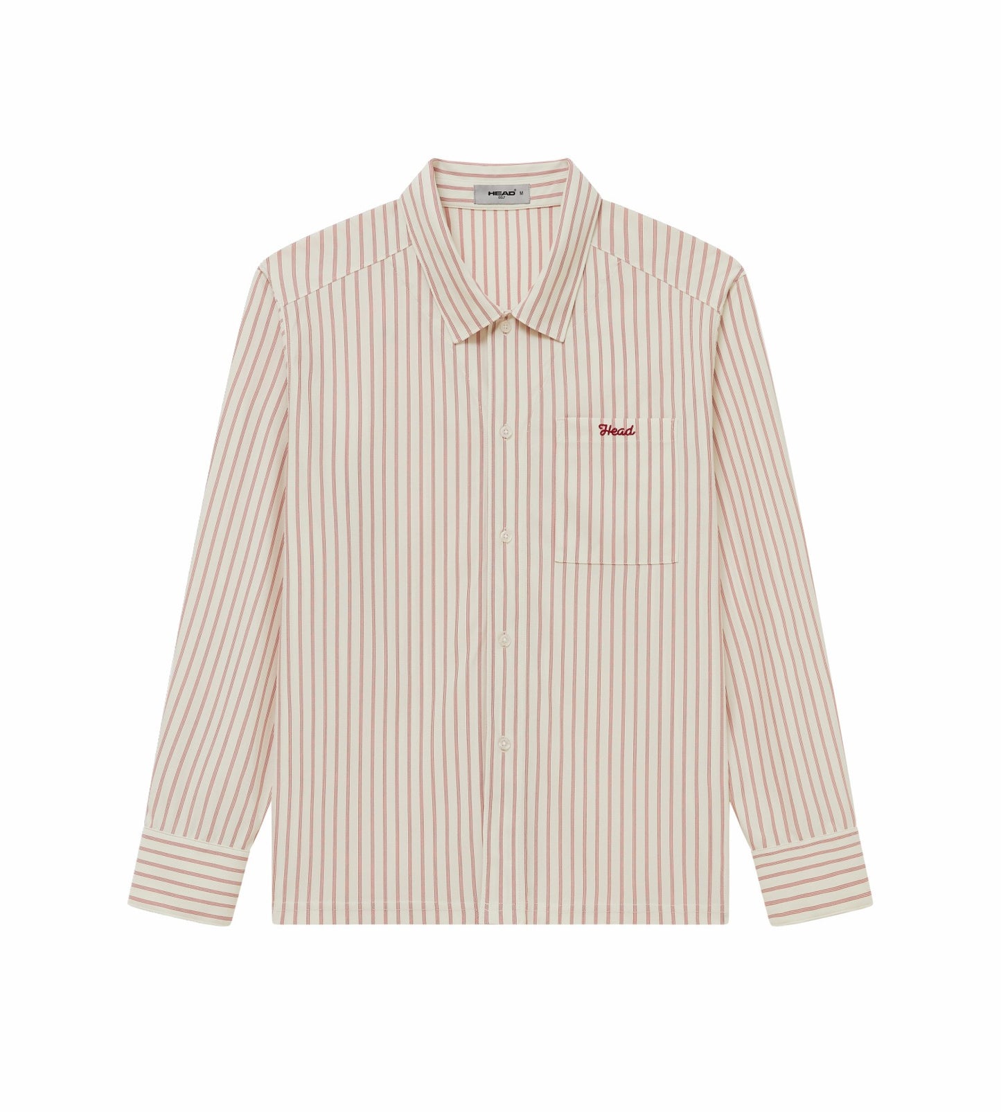 Head Golf Long Sleeve Shirt - CREAM/RED
