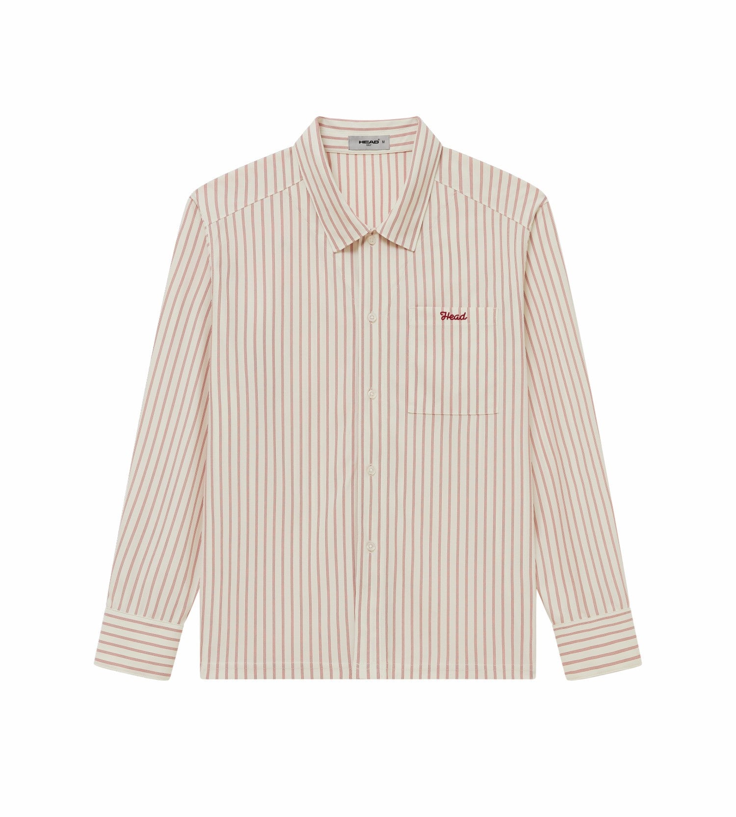 Head Golf Long Sleeve Shirt - CREAM/RED