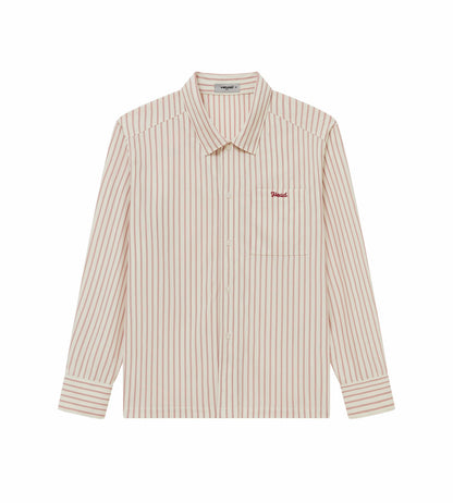 Head Golf Long Sleeve Shirt - CREAM/RED