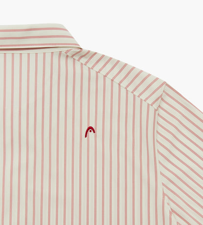 Head Golf Long Sleeve Shirt - CREAM/RED