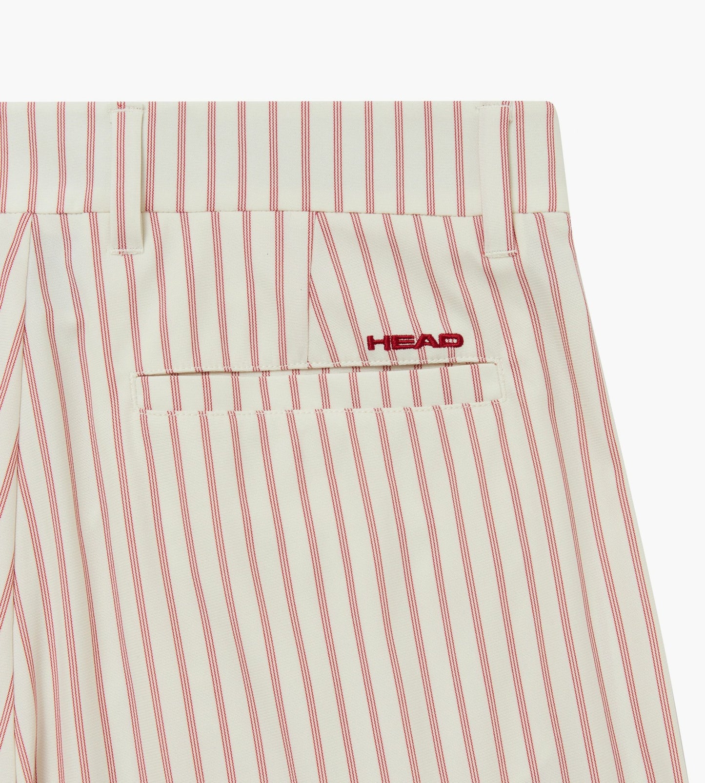 Head Golf Double Pleated Pants - CREAM/RED