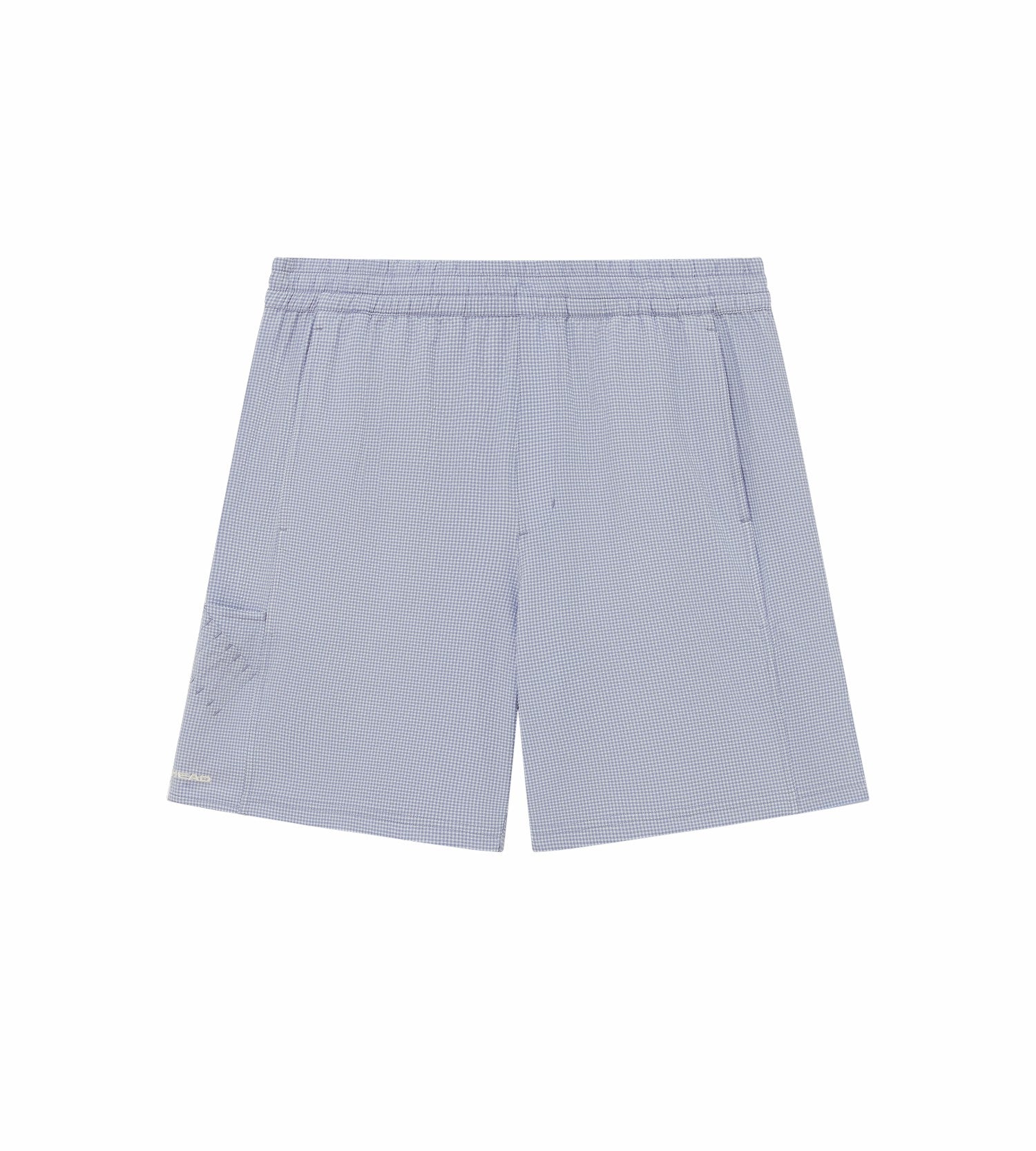 Head Golf Performance Waffle Plaid Shorts - CREAM/DUSTY BLUE