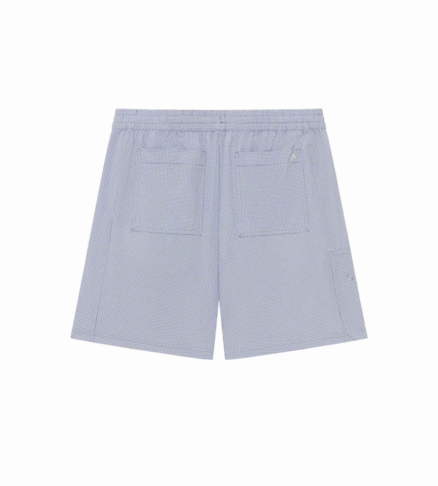Head Golf Performance Waffle Plaid Shorts - CREAM/DUSTY BLUE
