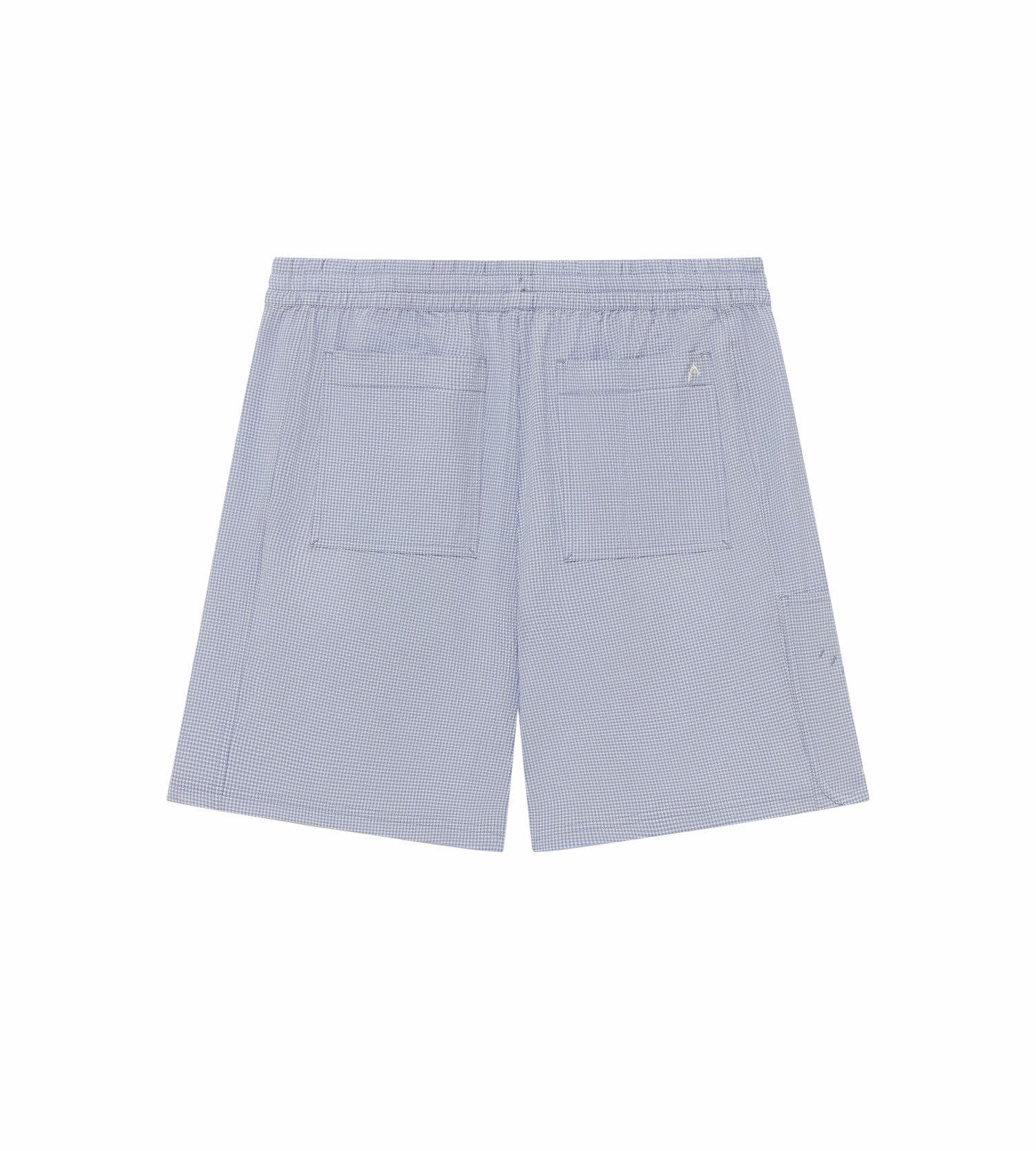 Head Golf Performance Waffle Plaid Shorts - CREAM/DUSTY BLUE