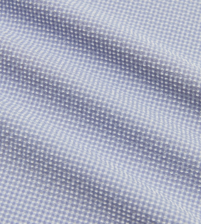 Head Golf Performance Waffle Plaid Shorts - CREAM/DUSTY BLUE