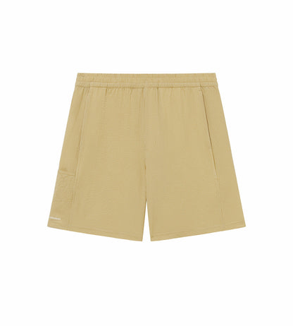 Head Golf Performance Waffle Plaid Shorts - CREAM/KHAKI