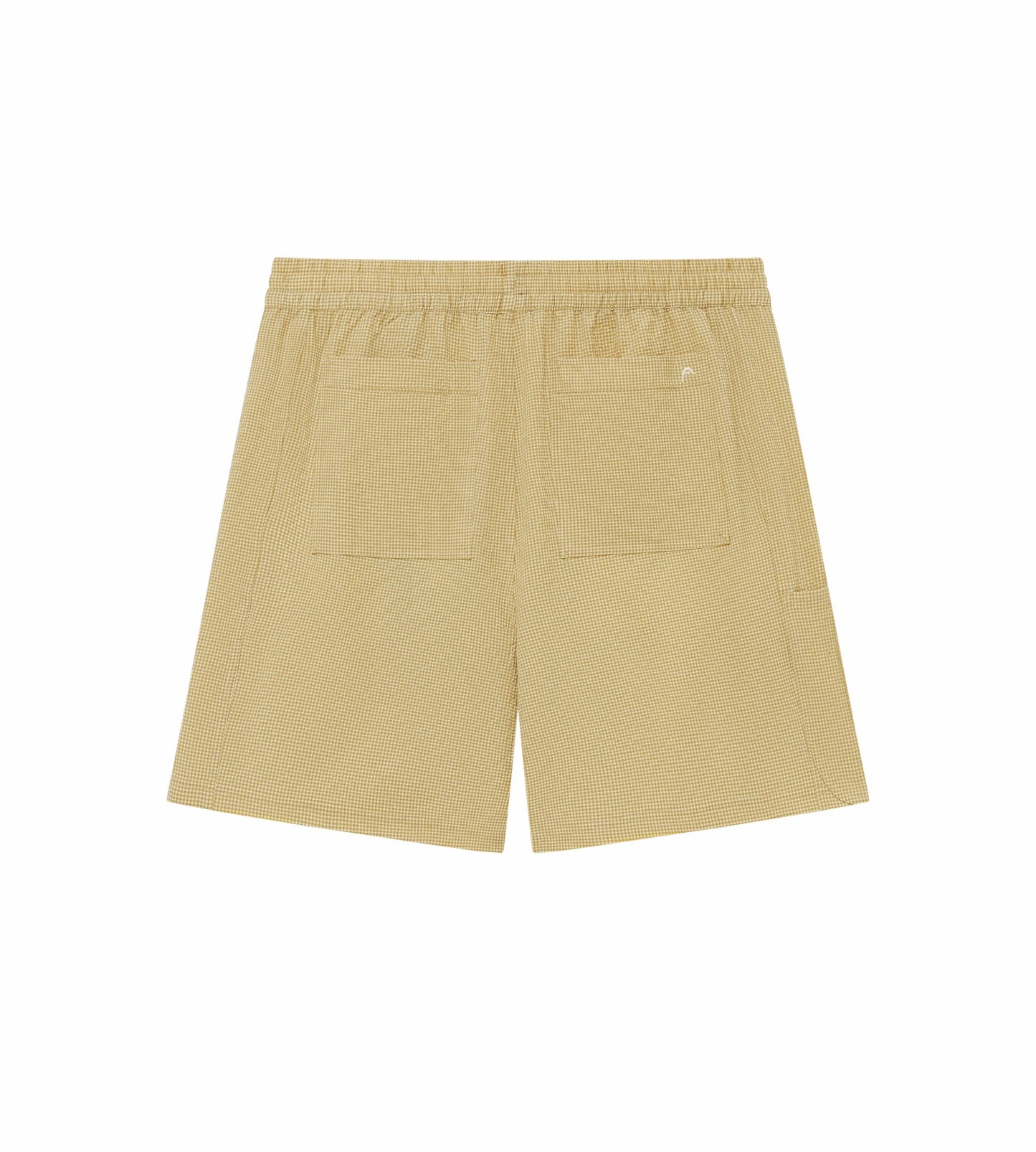 Head Golf Performance Waffle Plaid Shorts - CREAM/KHAKI