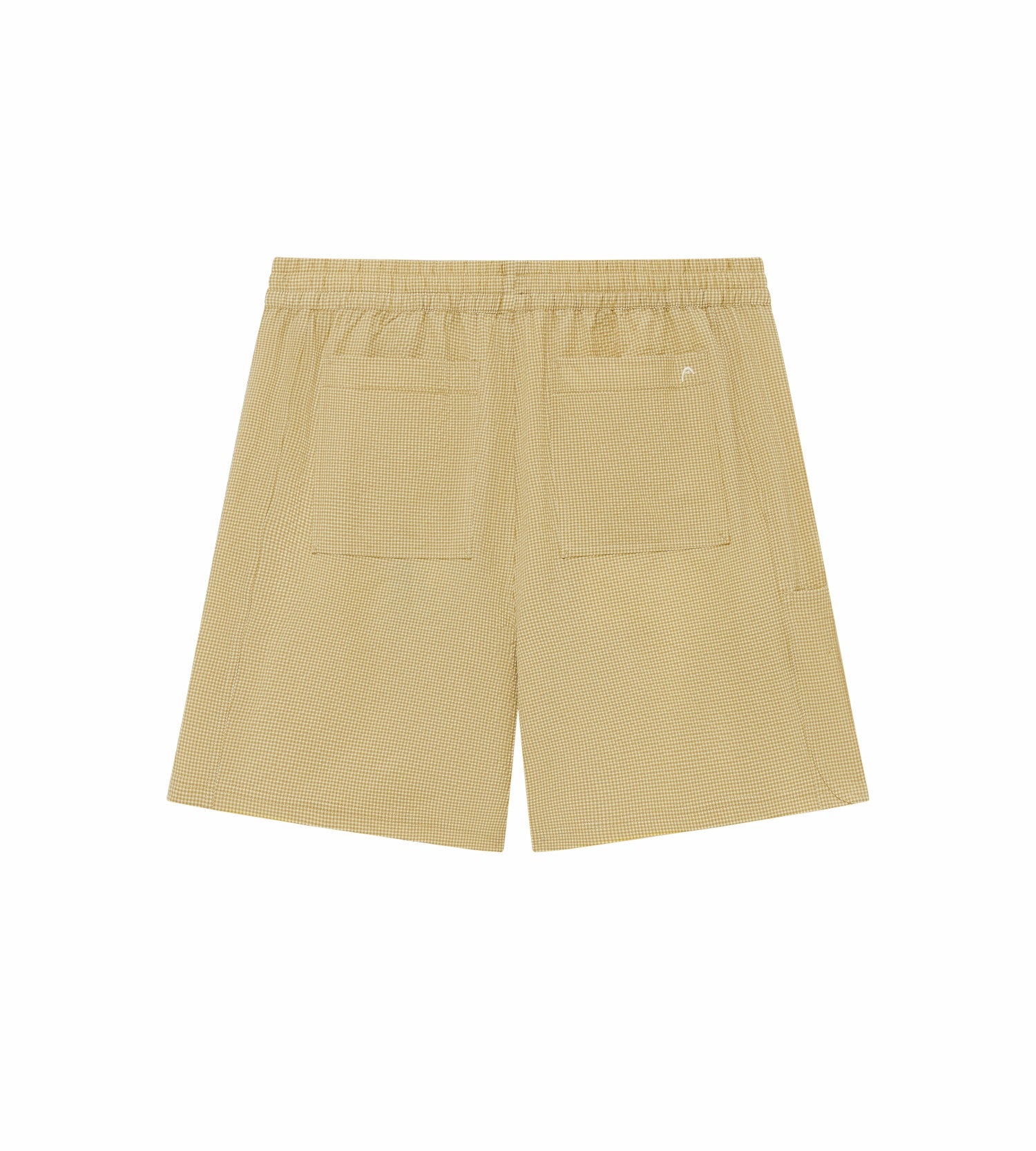 Head Golf Performance Waffle Plaid Shorts - CREAM/KHAKI