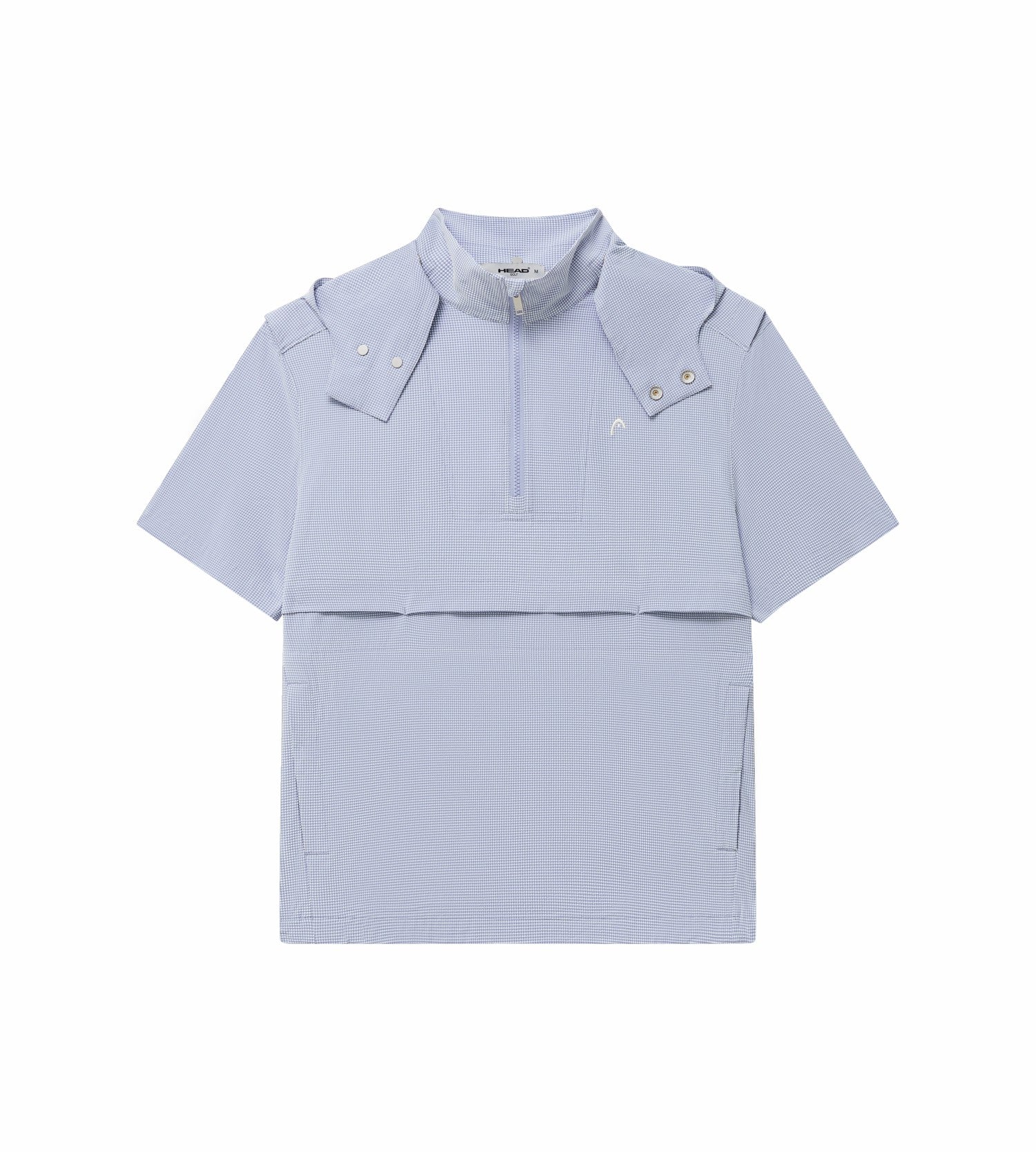 Head Golf Short Sleeve Anorak - CREAM/DUSTY BLUE
