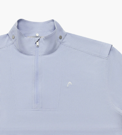 Head Golf Short Sleeve Anorak - CREAM/DUSTY BLUE