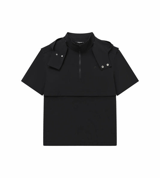 Head Golf Mens Short Sleeve Anorak - Black