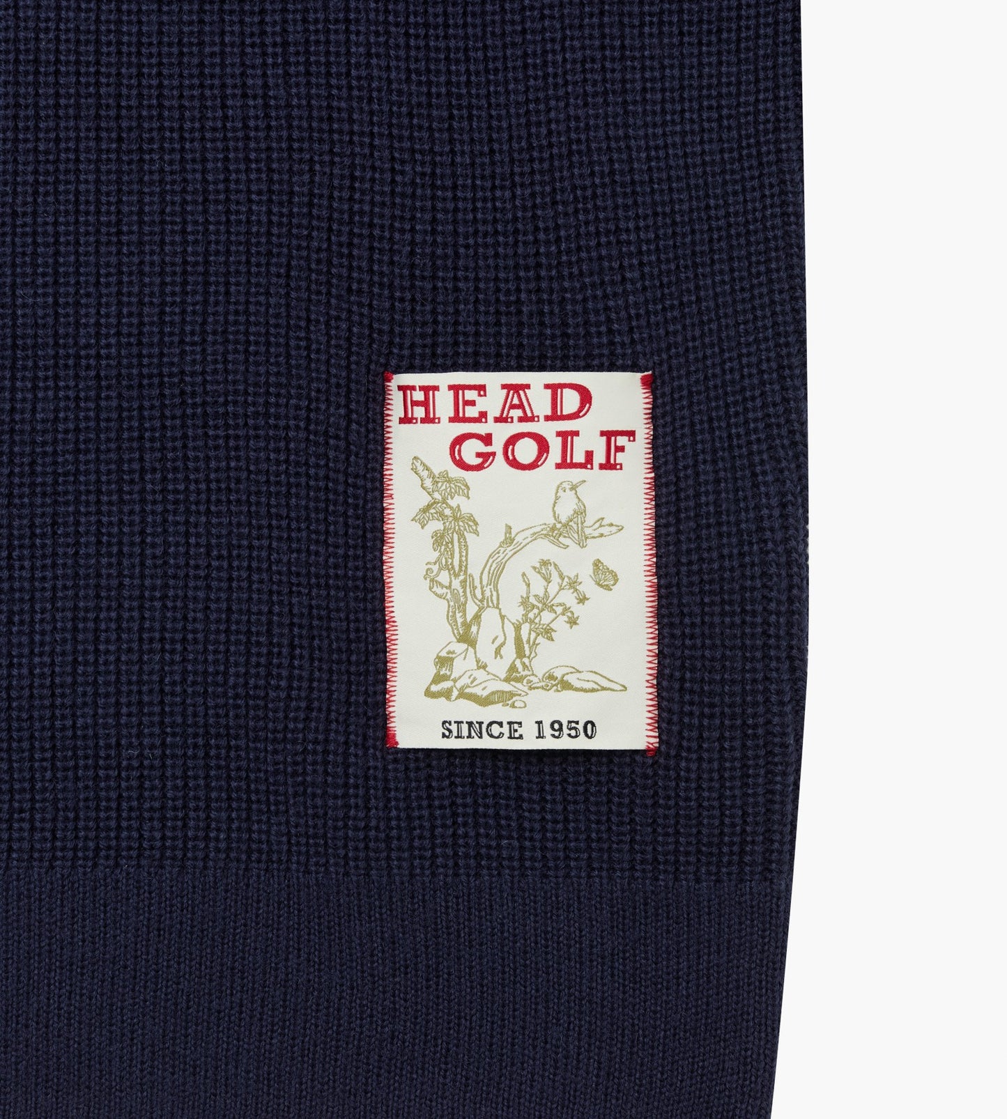 Head Golf Wool Quarter Button Sweater - Deep Navy
