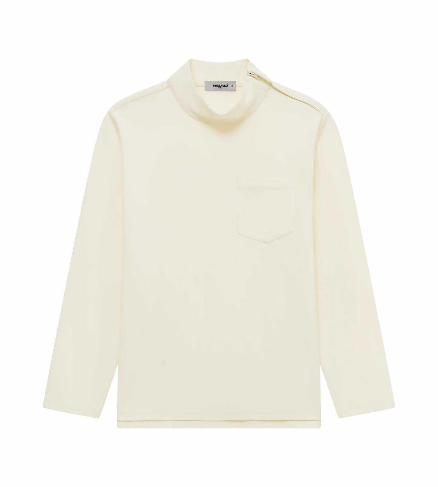 Head Golf Mens Zip Collar Sweatshirt - Cream