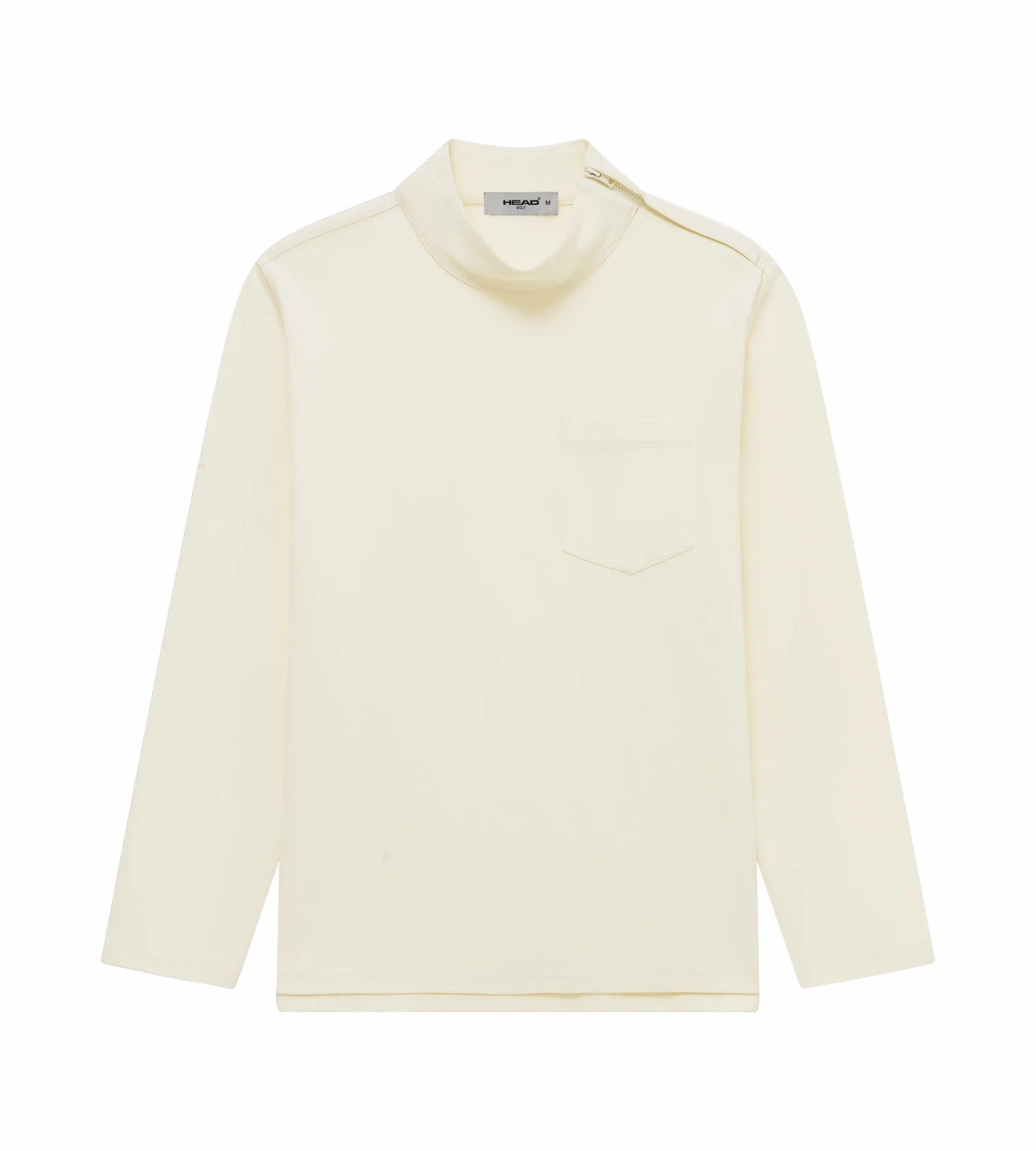 Head Golf Mens Zip Collar Sweatshirt - Cream