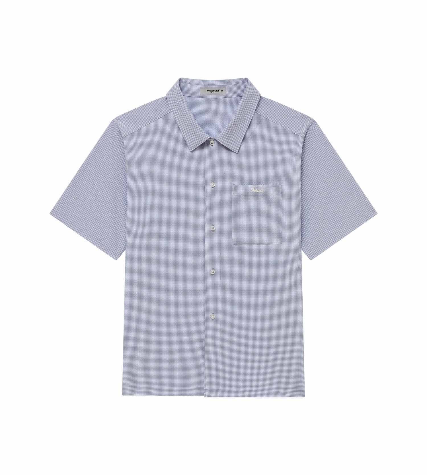 Head Golf Short Sleeve Shirt - CREAM/DUSTY BLUE