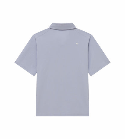 Head Golf Short Sleeve Shirt - CREAM/DUSTY BLUE