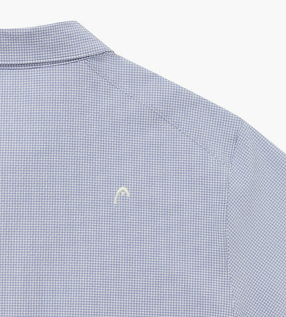 Head Golf Short Sleeve Shirt - CREAM/DUSTY BLUE