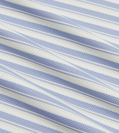 Head Golf Engineer Stripe Polo - DUSTY BLUE/WHITE