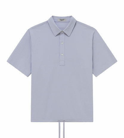Head Golf Drawstring-Hem Polo - CREAM/DUSTY BLUE