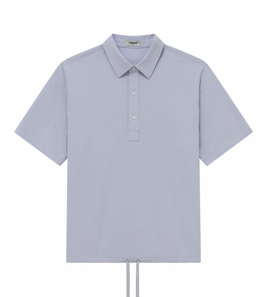 Head Golf Drawstring-Hem Polo - CREAM/DUSTY BLUE