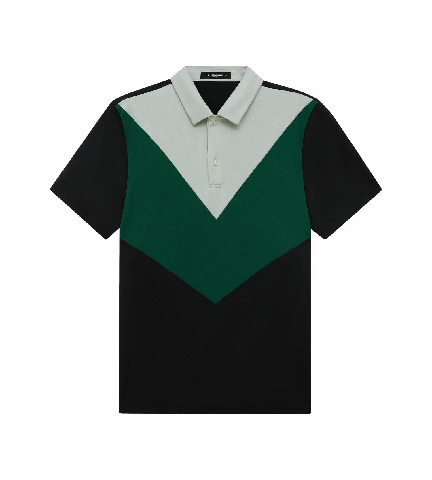 Head Golf Mens Color Block Polo - Black