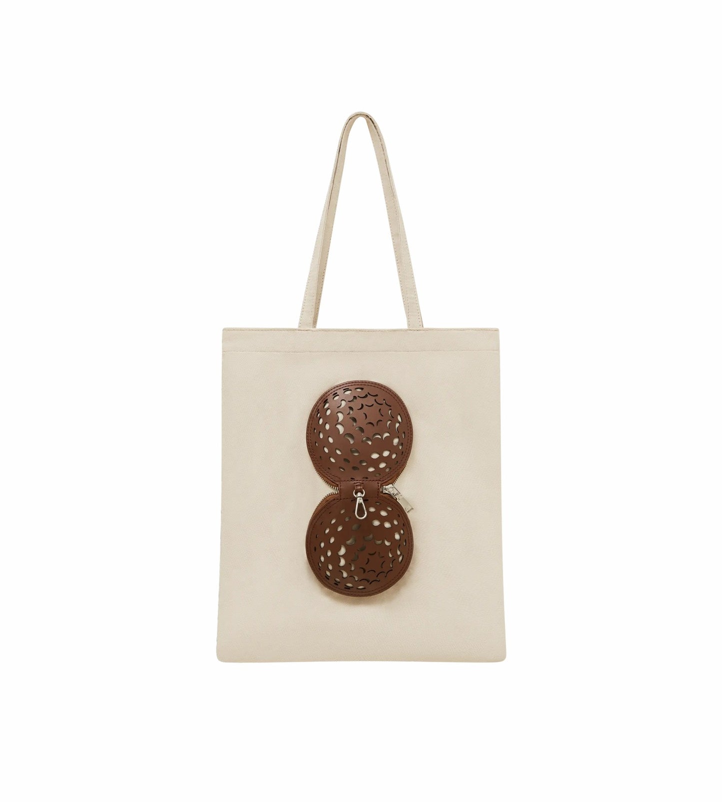 Head Golf Ball Pouch Tote Bag - Cream