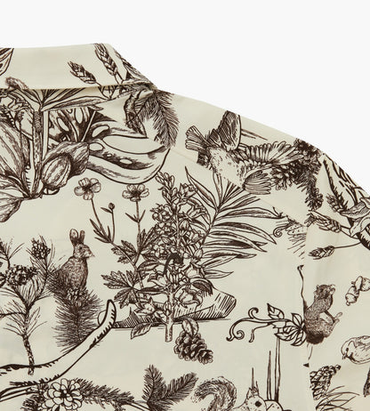 Head Golf Mens Short Sleeve Shirt - Brown-Botanical