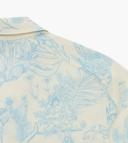 Head Golf Mens Short Sleeve Shirt - Blue-Botanical