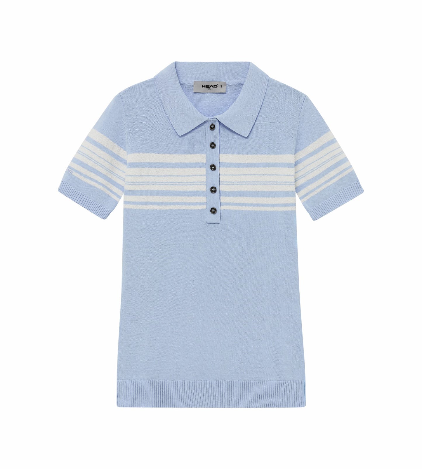Head Golf Stripe Knit Polo - DUSTY BLUE