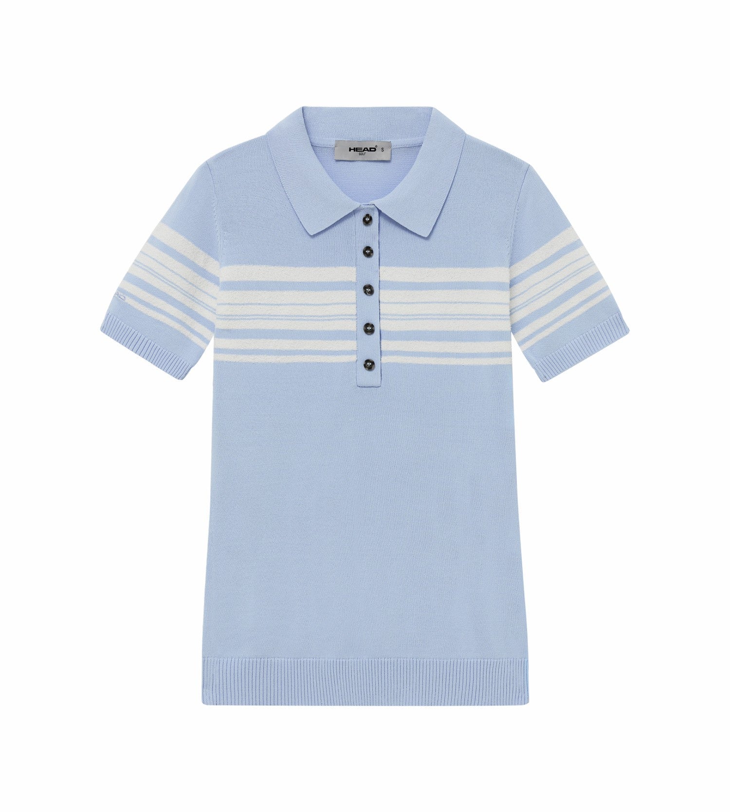Head Golf Stripe Knit Polo - DUSTY BLUE