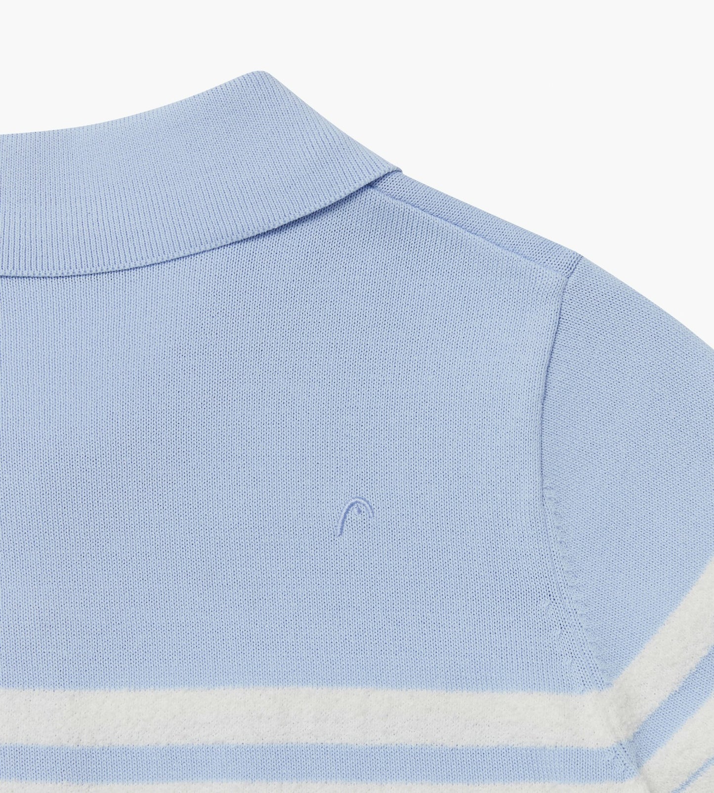 Head Golf Stripe Knit Polo - DUSTY BLUE