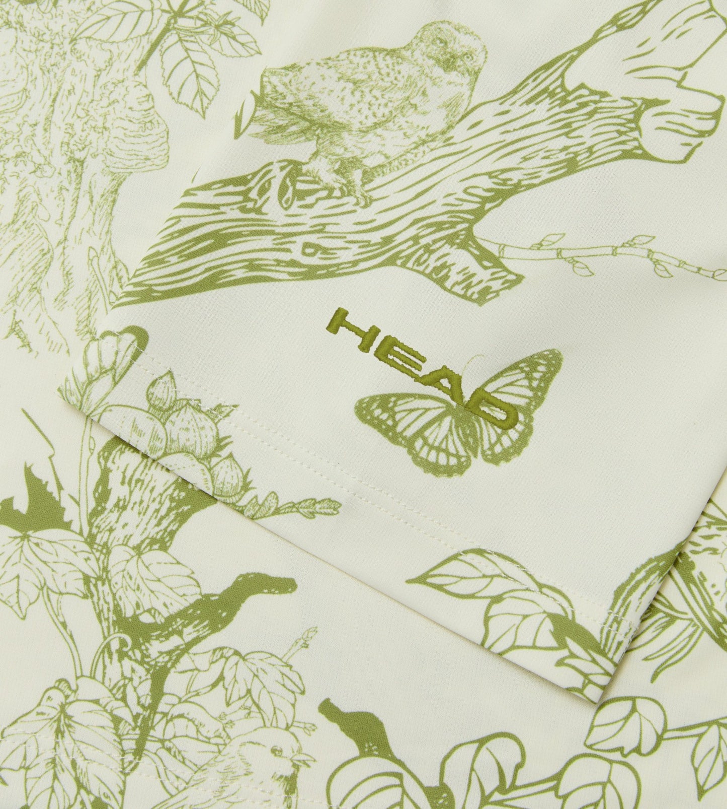 Head Golf Printed Polo - Cream/Green/Forest
