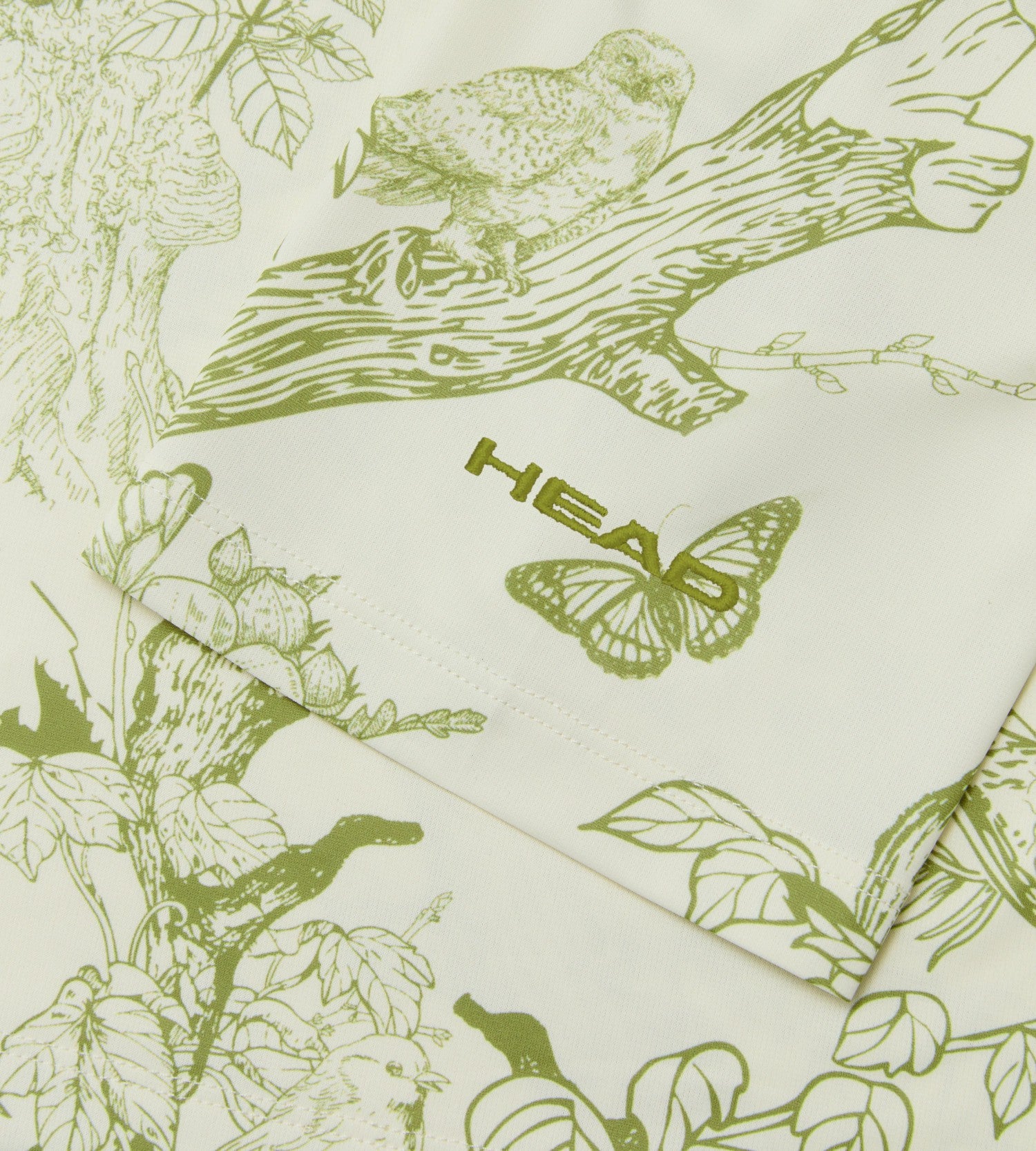 Head Golf Printed Polo - Cream/Green/Forest