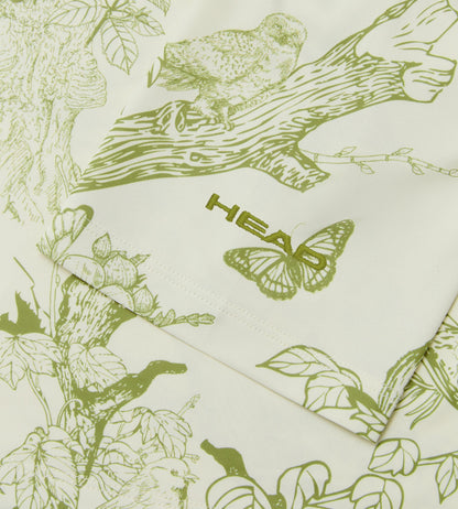 Head Golf Printed Polo - Cream/Green/Forest