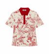 Cream/Red/Forest