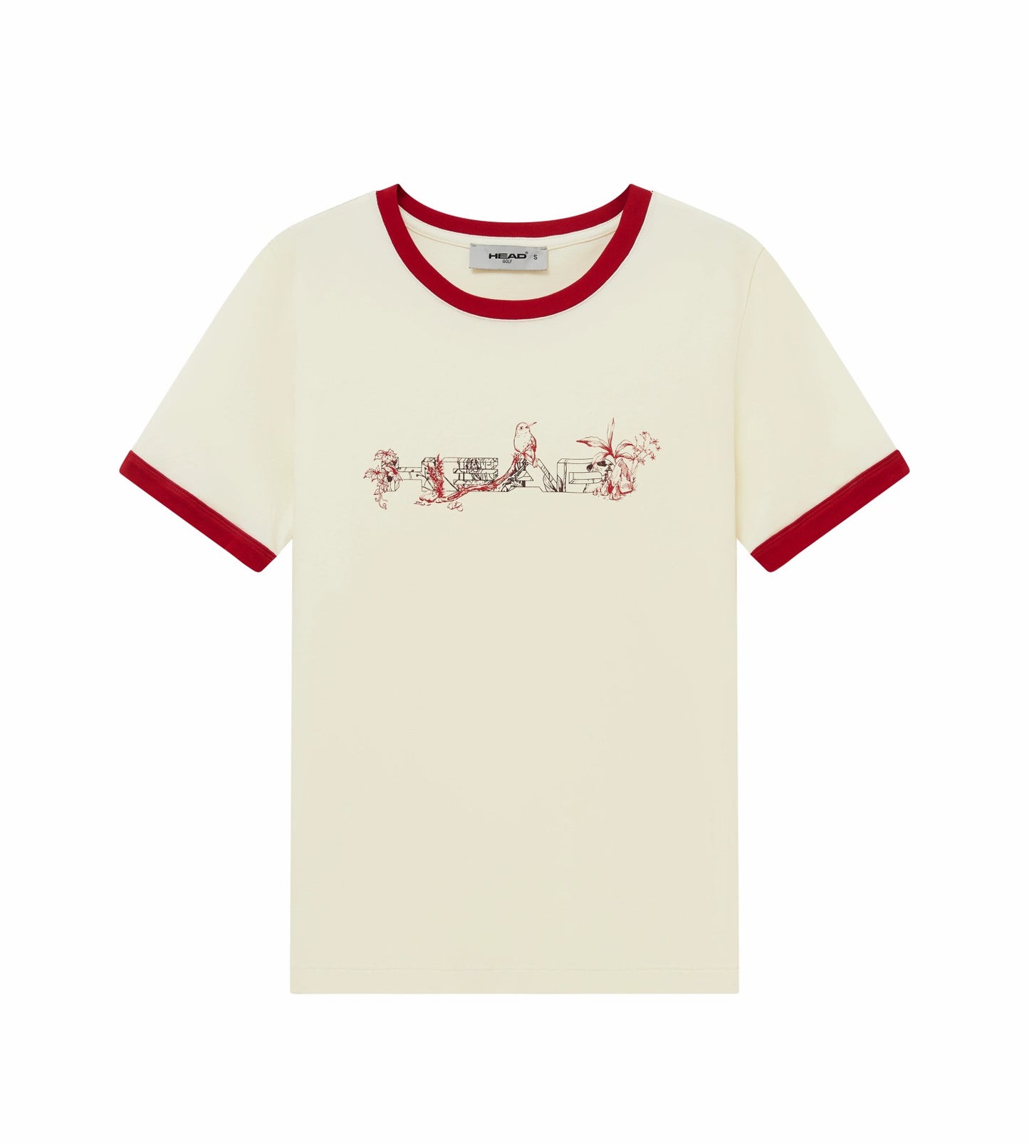 Head Golf Forest Printed Graphic Tee - SAVVY RED