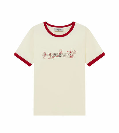 Head Golf Forest Printed Graphic Tee - SAVVY RED