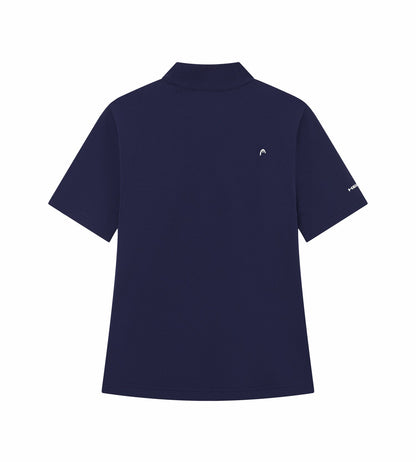 Head Golf Performance Mock Neck Tee - Deep Navy