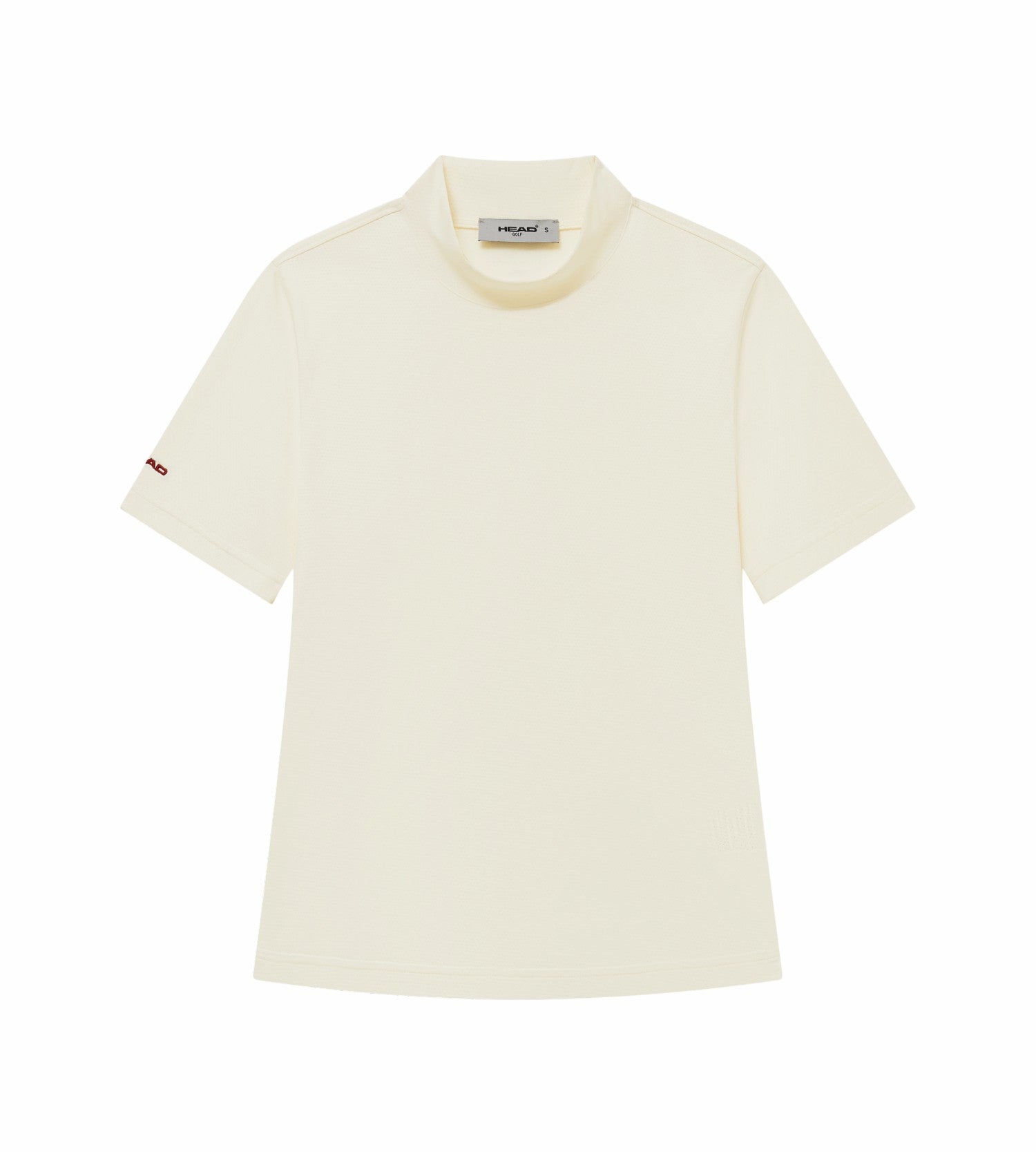 Head Golf Performance Mock Neck Tee - Cream