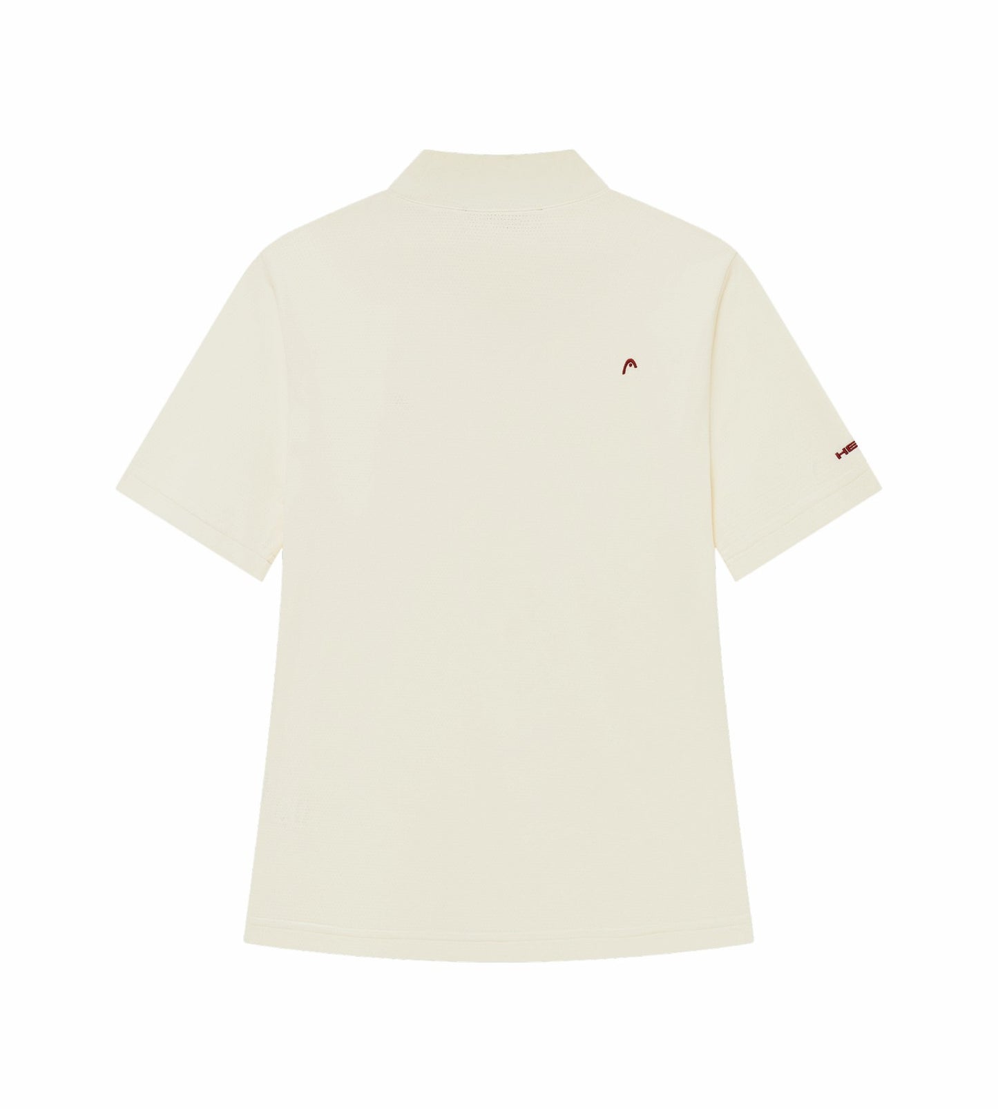 Head Golf Performance Mock Neck Tee - Cream