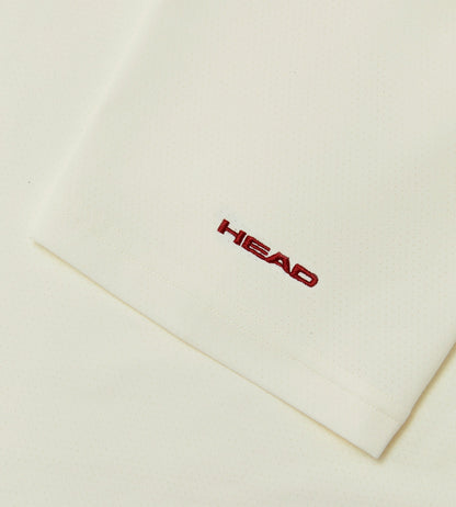 Head Golf Performance Mock Neck Tee - Cream